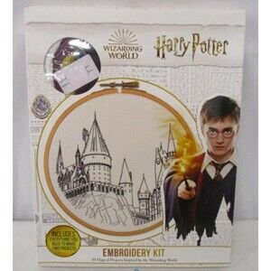 HARRY POTTER Wizarding World Embroidery Kit Make 2 Of 10 Magical Projects NWT